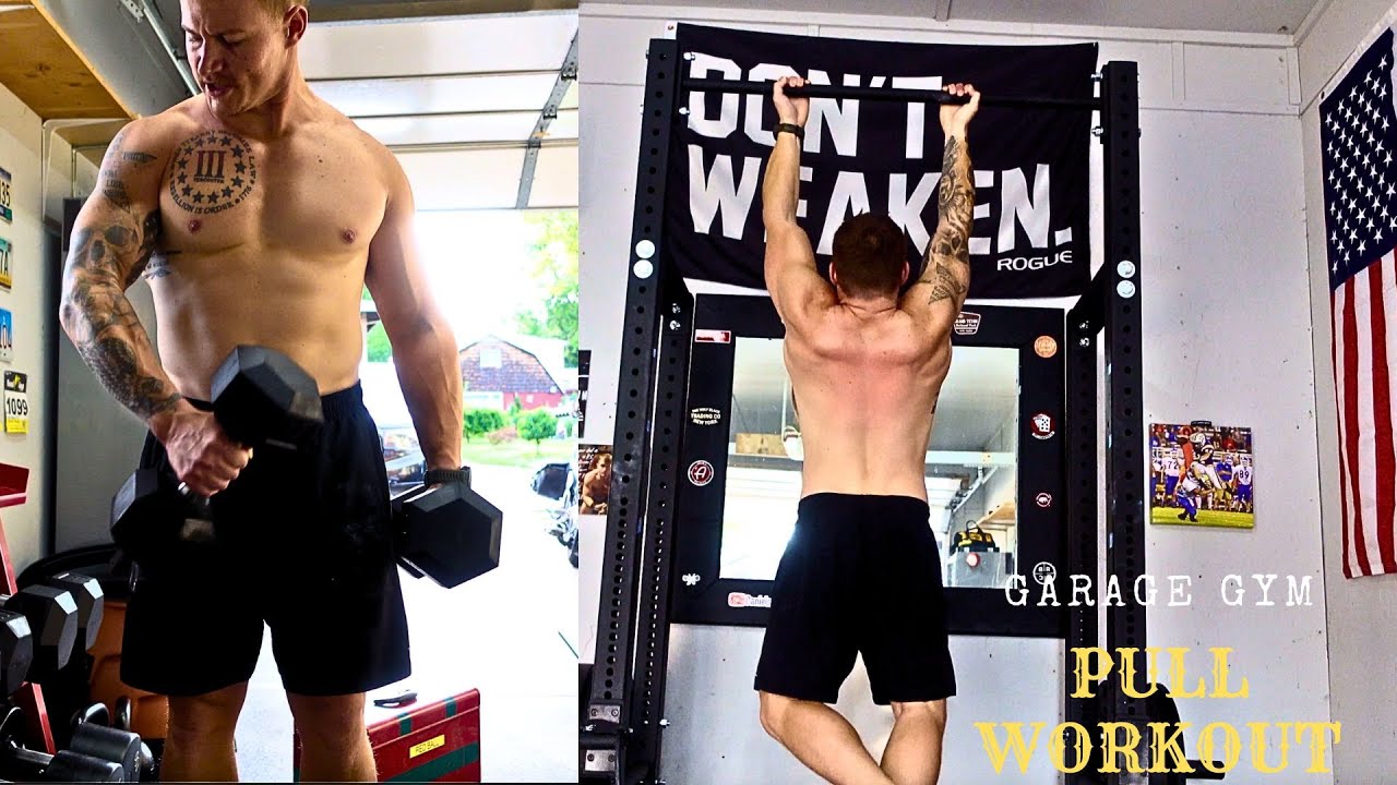 Pull Workout// GARAGE GYM TRAINING