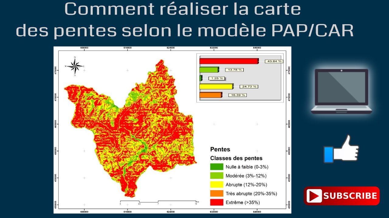 Comment réaliser la carte des pentes
