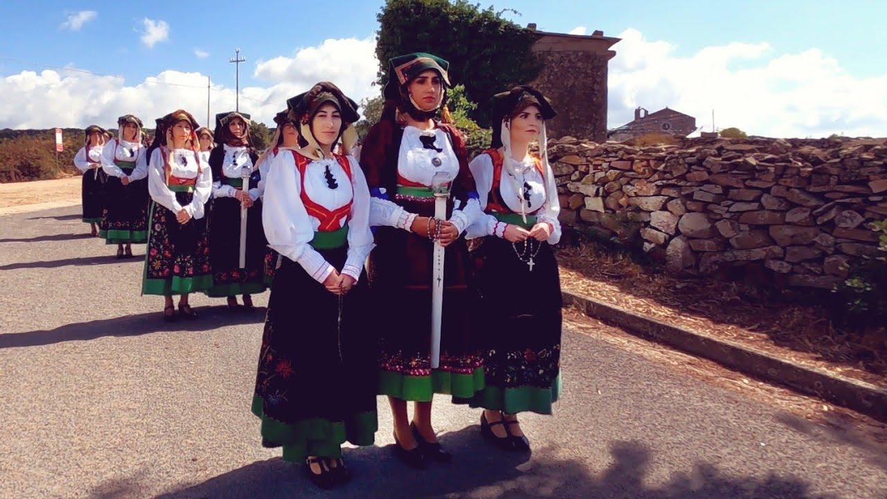 #Samugheo #processione di #sanbasilio #2022