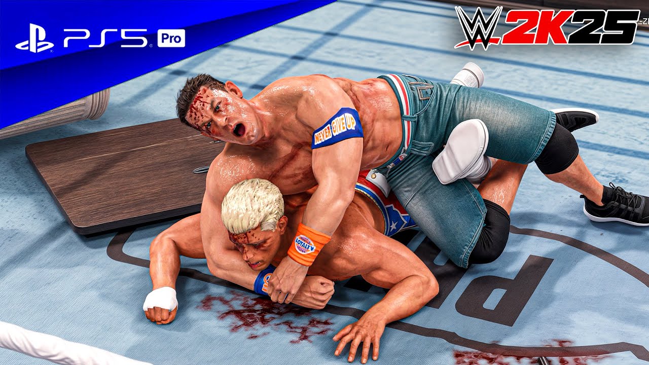 WWE 2K25  - John Cena vs. Cody Rhodes | WWE Championship Match at Wrestlemania | PS5™ Pro [4K60]