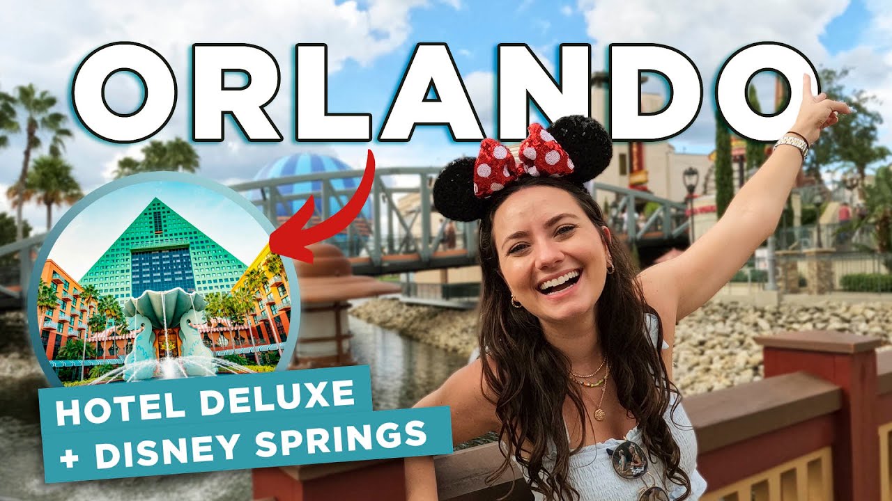 CHEGUEI EM ORLANDO | viagem de MIAMI para ORLANDO, DISNEY SPRINGS e HOTEL DENTRO da DISNEY - VLOG #1