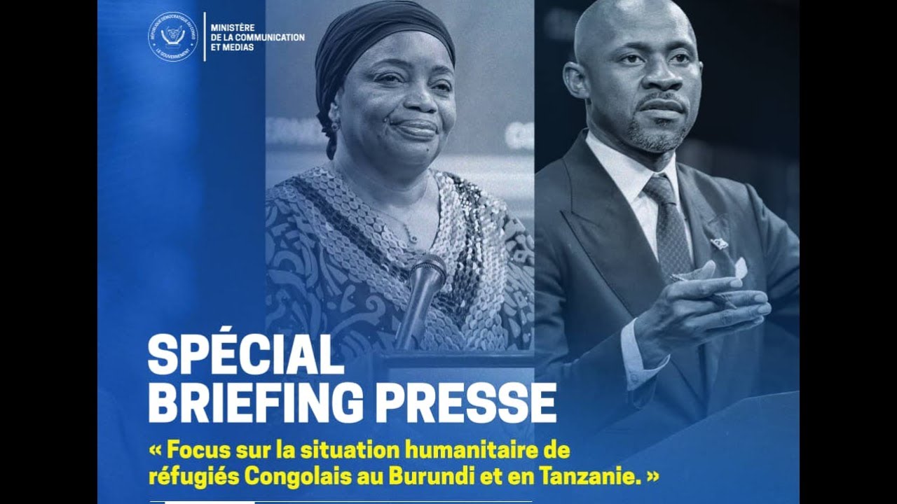 #RDC – Briefing Presse : Situation humanitaire de réfugiés Congolais au Burundi et en Tanzanie.