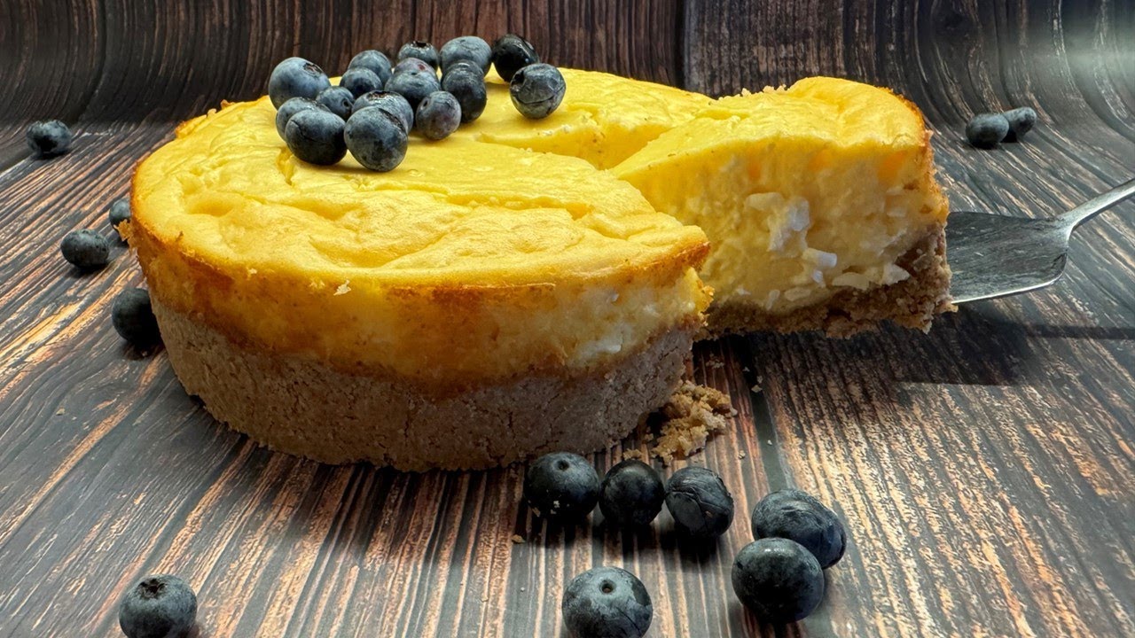 Easy Cheesecake Recipe (No flour, No sugar)