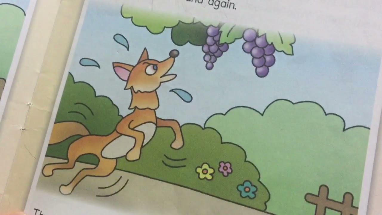 2. The Fox and the Grapes. Nursery Stories