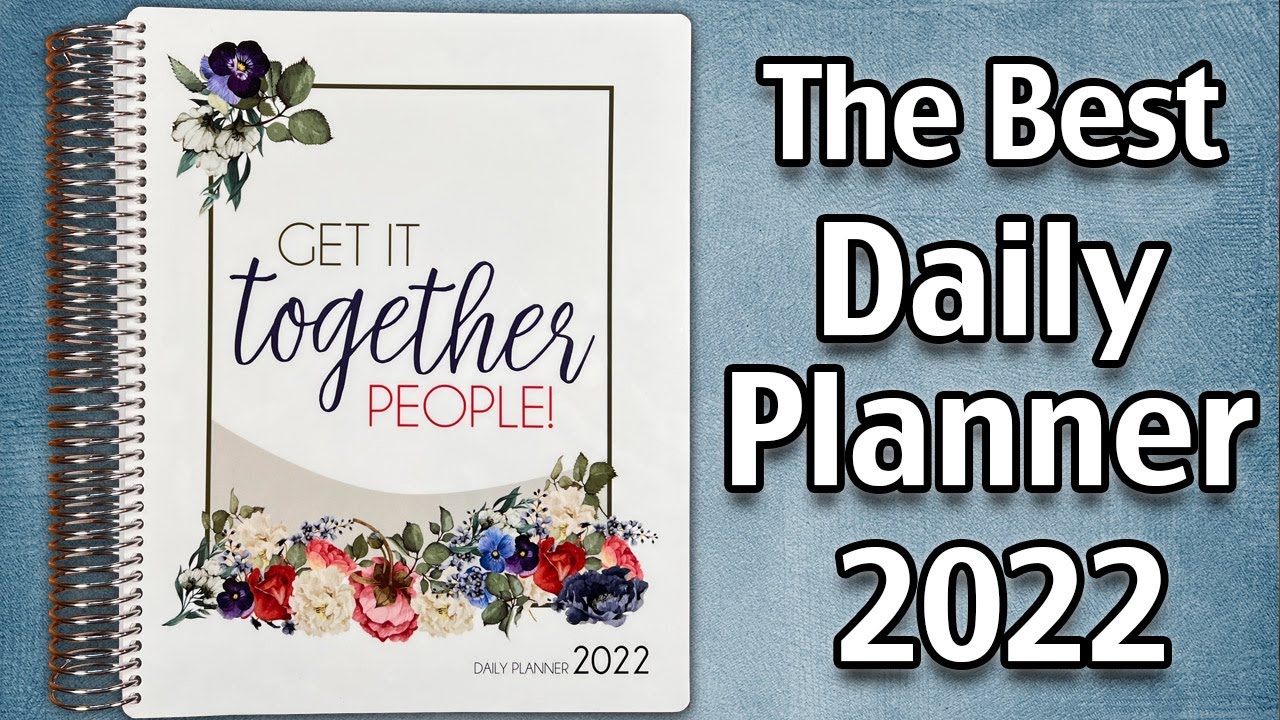 The BEST Daily Planner 2022! Easy Organizing in The New Year!