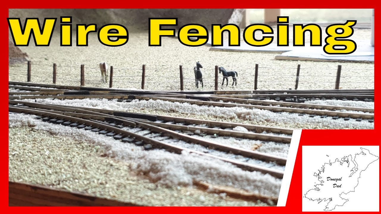 18. Model Railway For Beginners Making Wire fencing for OO Gauge