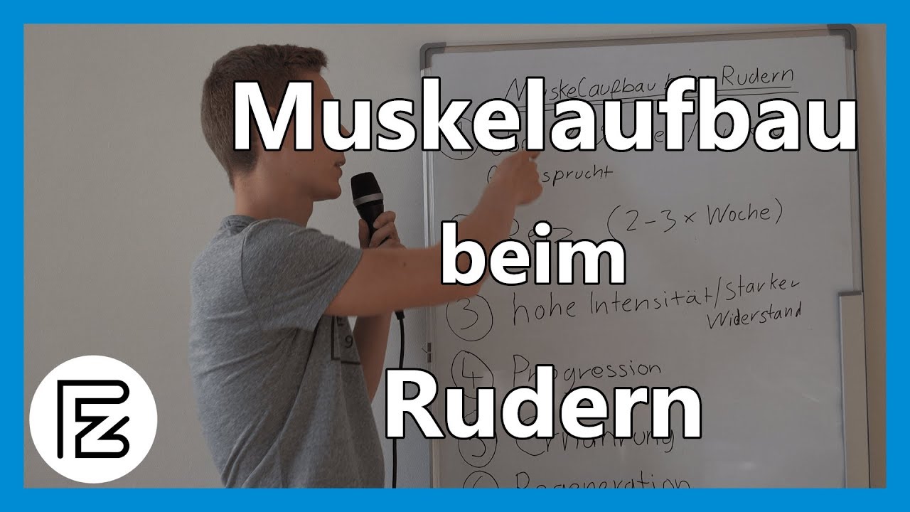 MUSKELAUFBAU durch RUDERN | Muskelaufbau zuhause