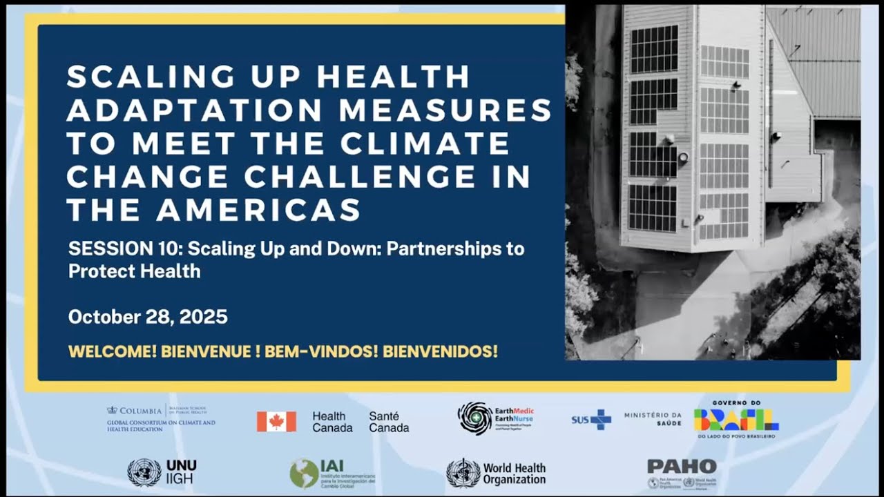 Session 10: Scaling Up and Down: Partnerships to Protect Health  (EN)