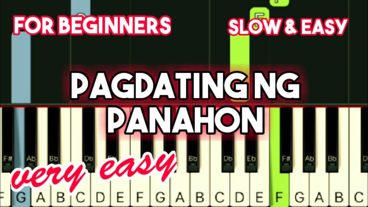 AIZA SEGUERRA - PAGDATING NG PANAHON | SLOW & EASY PIANO TUTORIAL