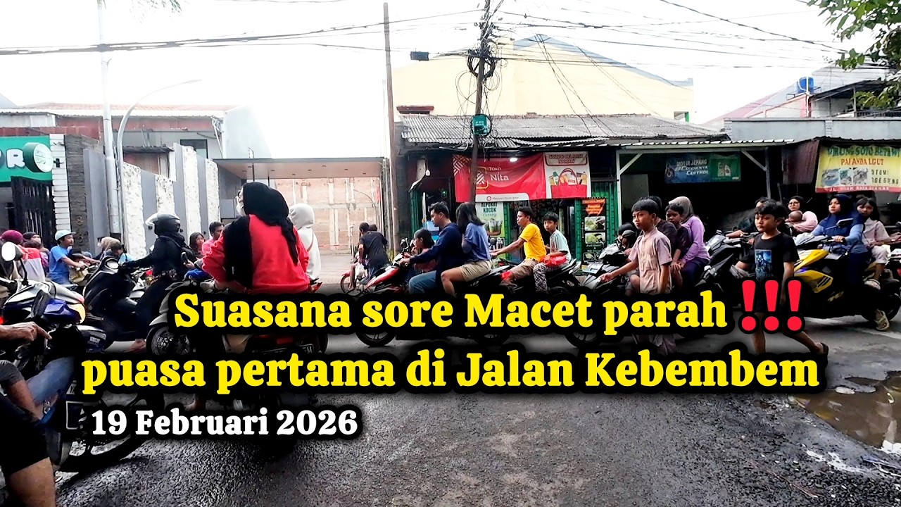 Suasana sore jalan Kebembem Kec.Jagakarsa Jak-Sel - suasana jalan - BABEH INAL