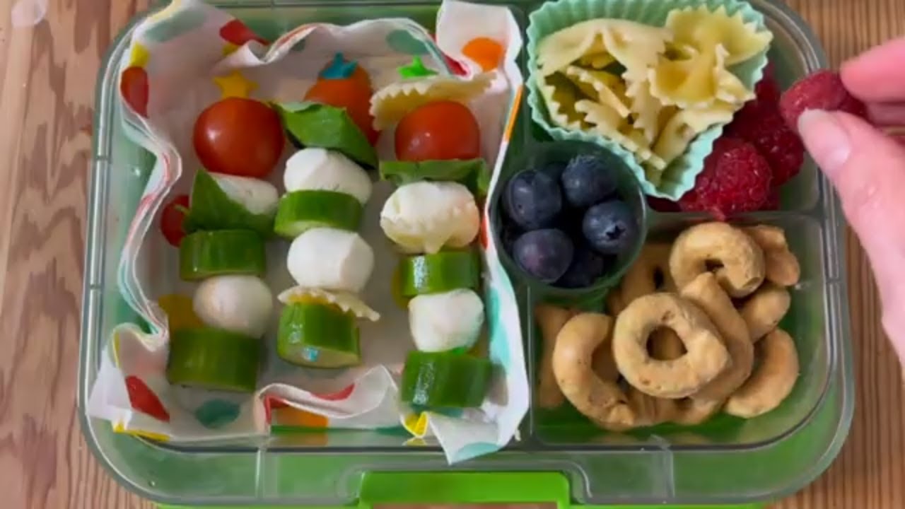 Yummy Mini Lunch Box: Pasta & Flavourful Kebab Skewers | Lunchbox World