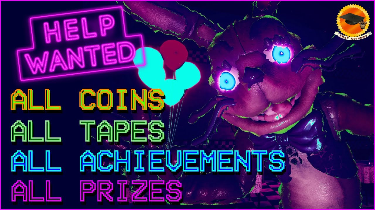 How to get All Coins + Tapes + Achievements in FNaF VR - Walkthrough | FNaF Academy