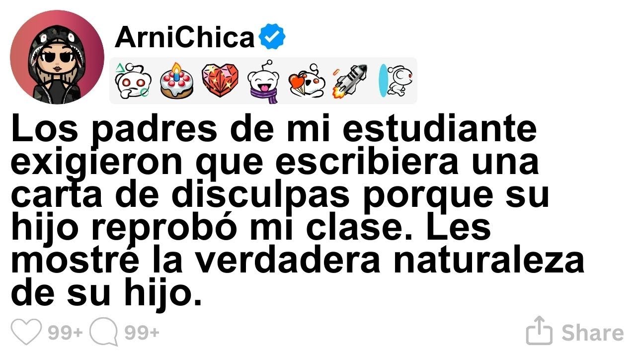 [TODA LA HISTORIA] Los padres de mi estudiante exigieron que escribiera una carta de disculpas por