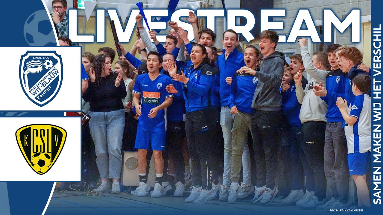 LIVESTREAM | Wit-Blauw/Green Organics 1 vs. CSL 1 (live)