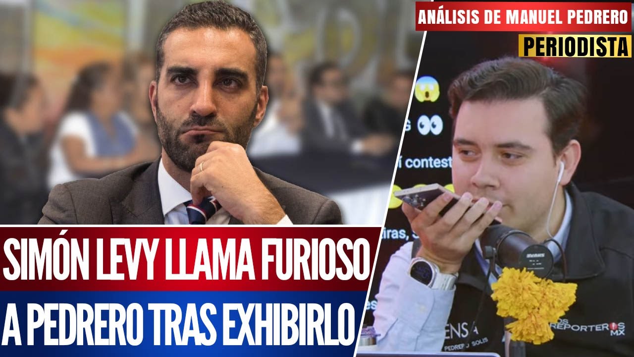URGENTE: SIM&Oacute;N LEVY EXPLOTA VS PEDRERO TRAS DESCUBRIRLO&nbsp;INFRAGANTI
