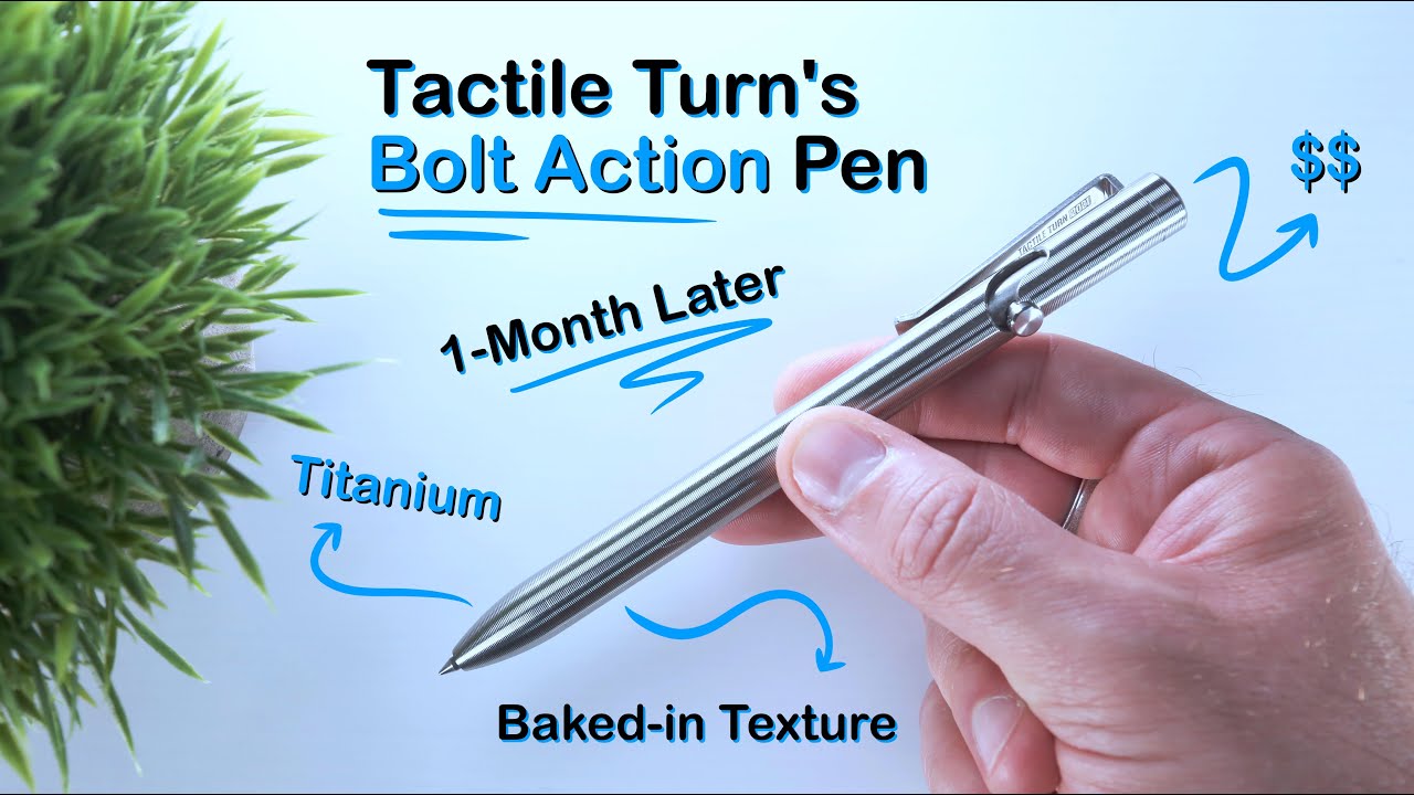 Заключительные мысли о ручке Bolt Action Pen от Tactile Turn — месяц спустя