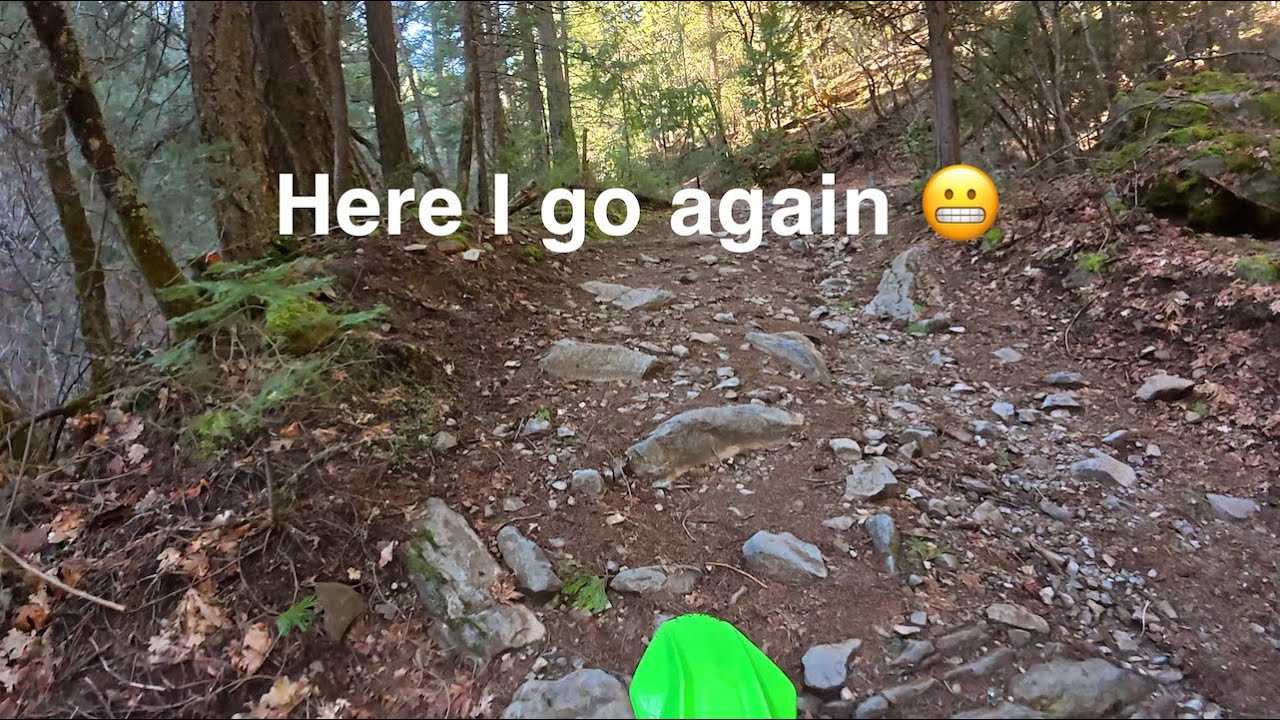 klx230s ride to Fairy Falls (Neo2 video and tipover)