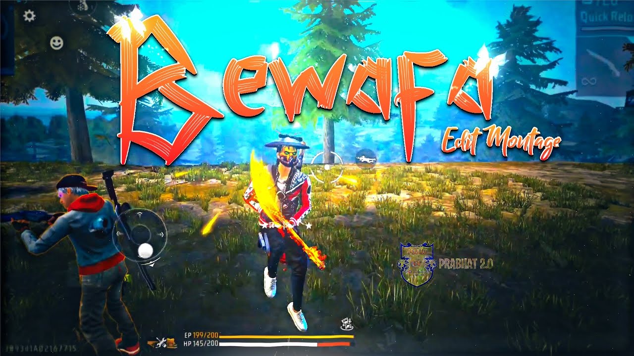 Bewafa ❤️‍🩹💔 Free Fire Montage | FF status | free fire song edit by prabhat 2.0 #trendingvideo