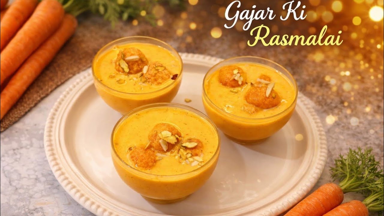 🔥 अगर सर्दियाँ चली गयी तो पछताओगे और फिर साल भर ये मिठाई नहीं खा पाओगे | Carrot Rasmalai By Deepa 