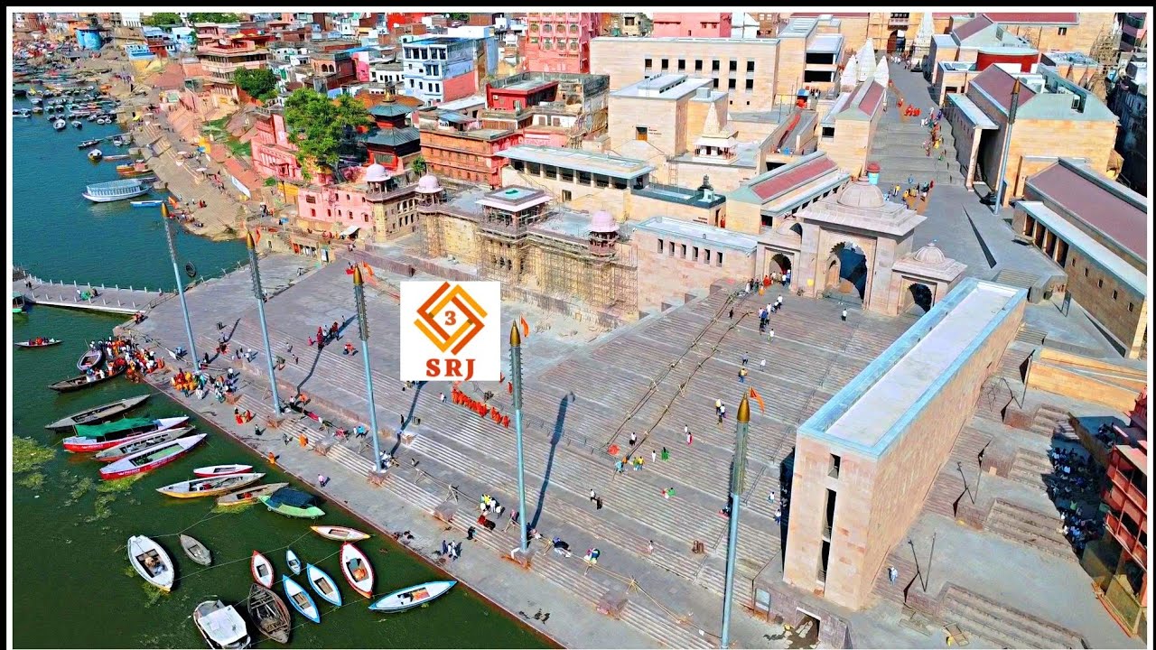 Kashi Vishwanath Corridor Drone View | PM Modi Dream Project Varanasi | काशी विश्वनाथ | Indian SRJ