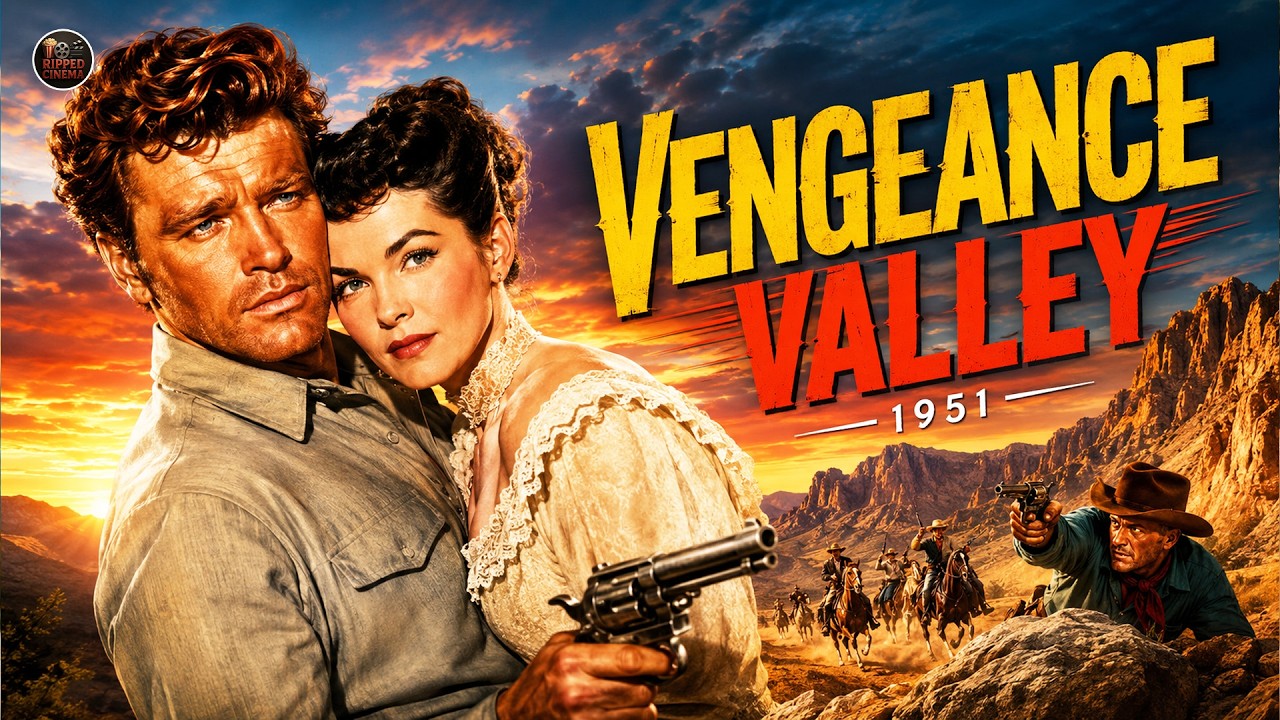 Vengeance Valley 1951Full English Movie | Burt Lancaster, Robert Walker | Classic Hollywood Western