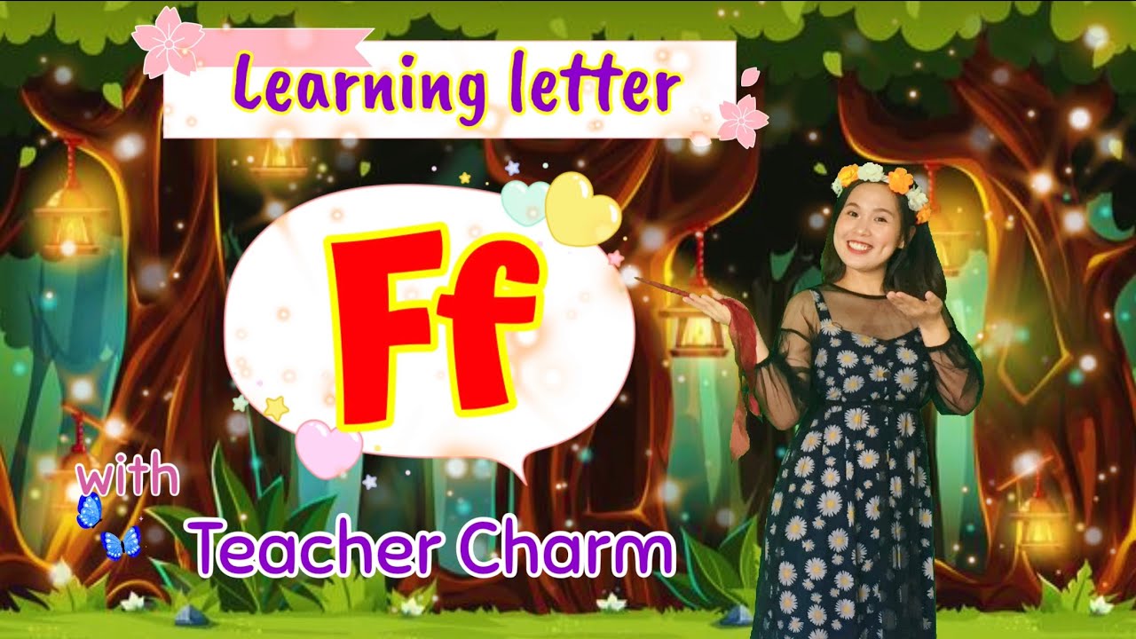 Буква Ff | Практика написания буквы Ff с Teacher Charm | Игра-активность &laquo;Буква Ff&raquo; для детей