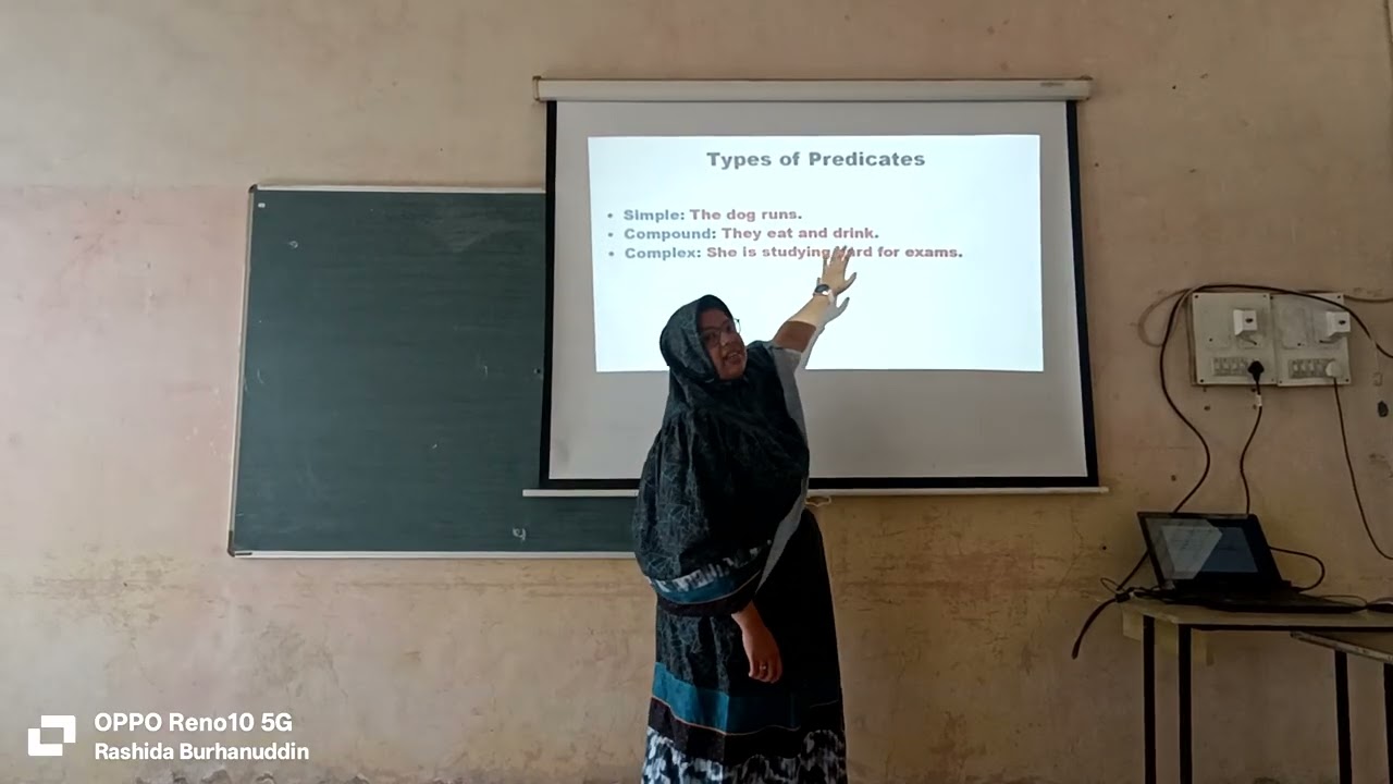 Micro teaching (Integration) English (Grammar) Sentences -Subjects and Predicates