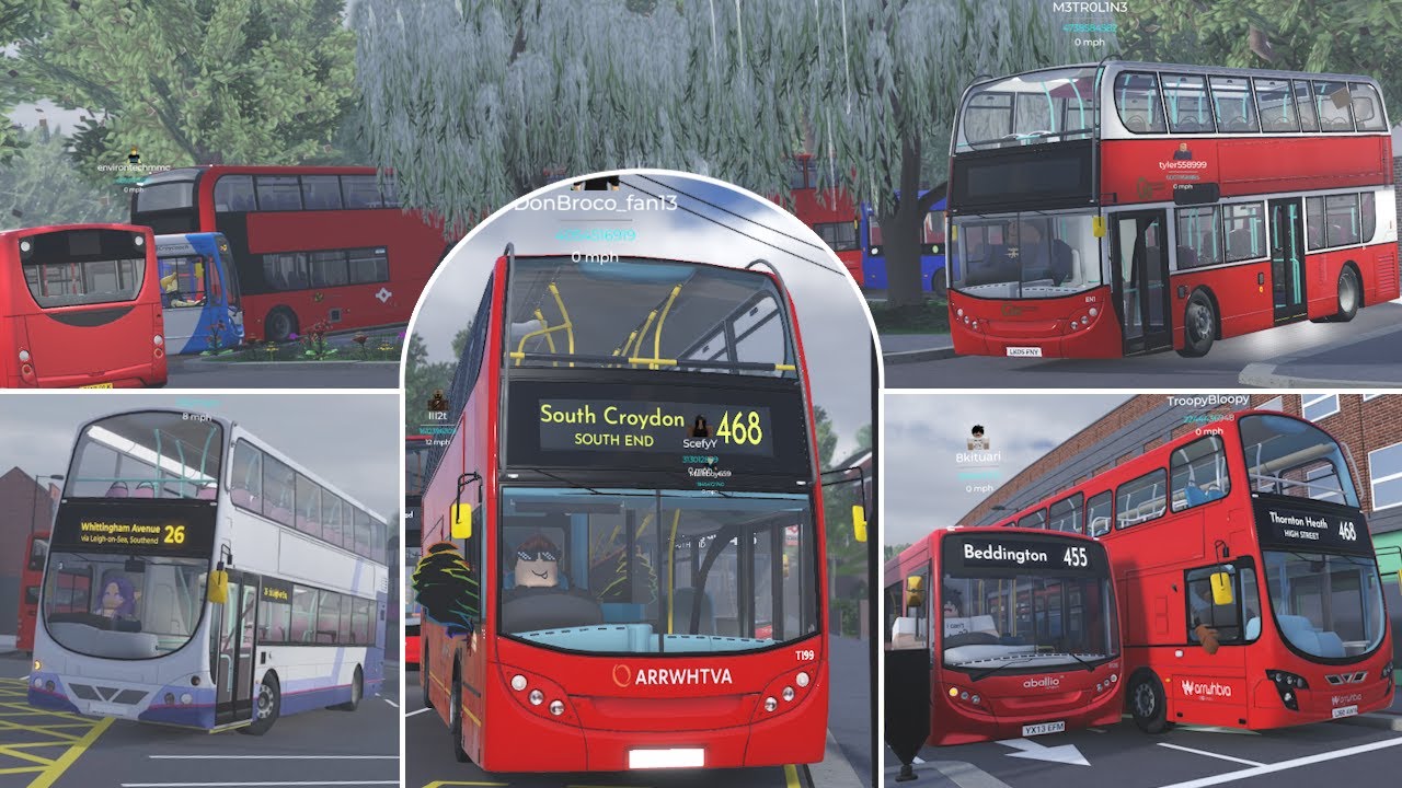 Roblox Croydon | South Croydon, Swan & Sugar Loaf Bus Spotting | 02/08/2024 | 1.3.1 Sim Server