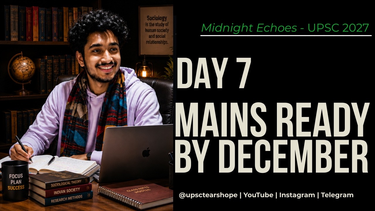 DAY 7 | Mains Ready by December | UPSC 2027