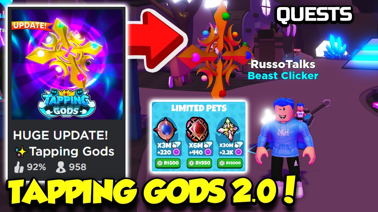 This NEW UPDATE WILL CHANGE TAPPING GODS FOREVER!! *IT'S HUGE* (Roblox)