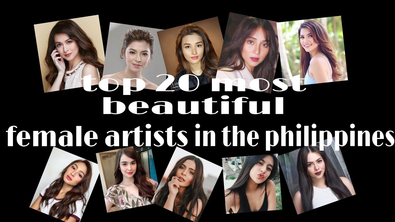 top 20 most beautiful female artists in the philippines