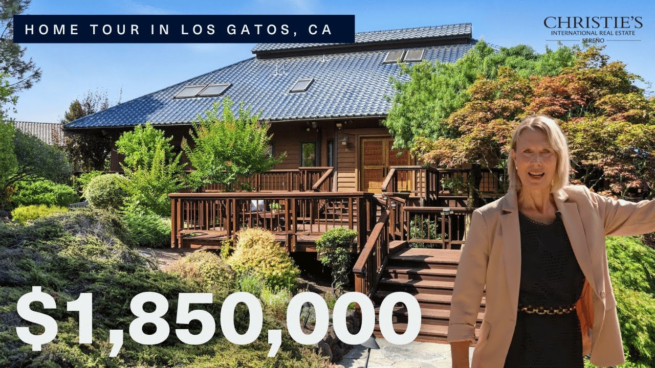 INSIDE a $1.85M Zen-Inspired Mountain Retreat in Los Gatos | Luxury Home Tour with Janet Souza