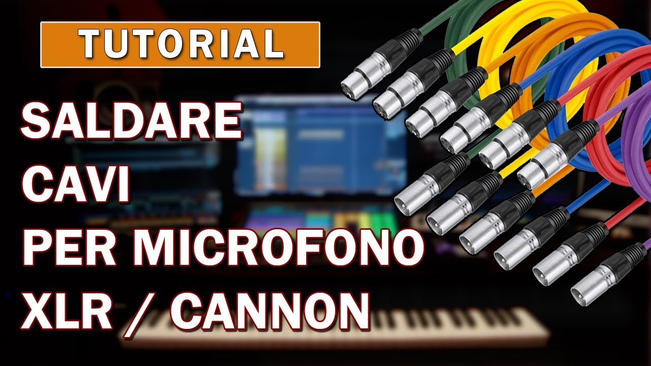 Saldare un xlr/cannon per microfono