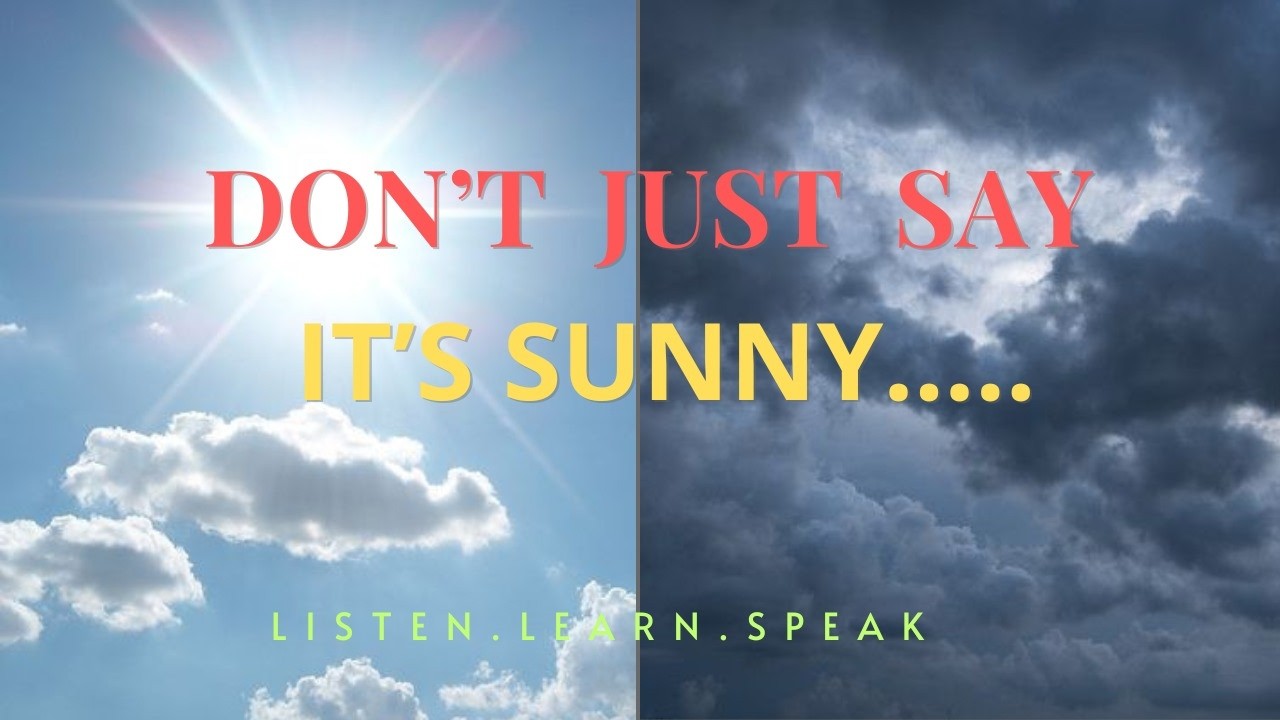 How to Talk About Weather in English (Easy Small Talk Practice)