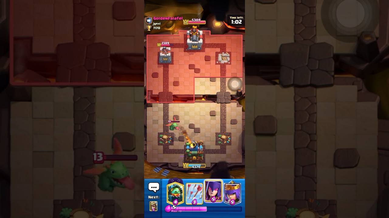 CLASH ROYALE IMPOSSIBLE COMEBACK! 😱 Archer Queen & Dart Goblin Clutch 