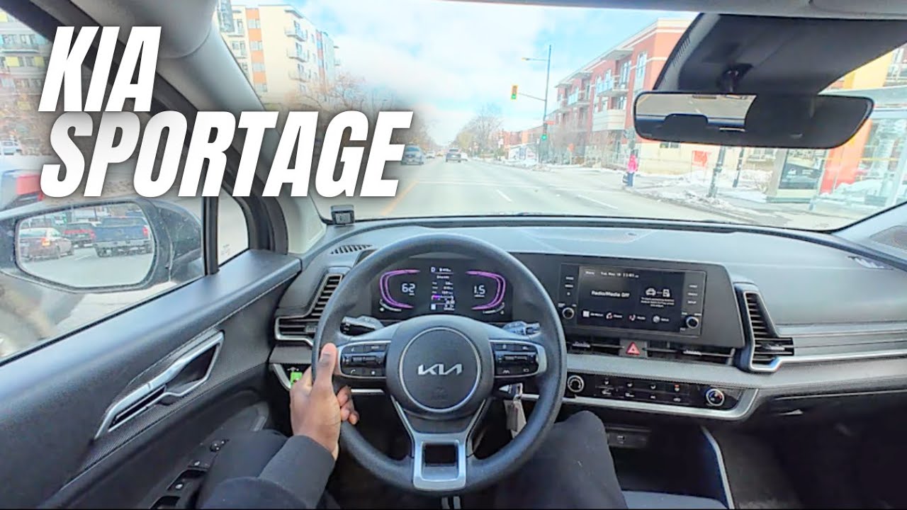 ASMR POV Drive | 2024 Kia Sportage | Downtown Montreal Winter Drive [Winter]