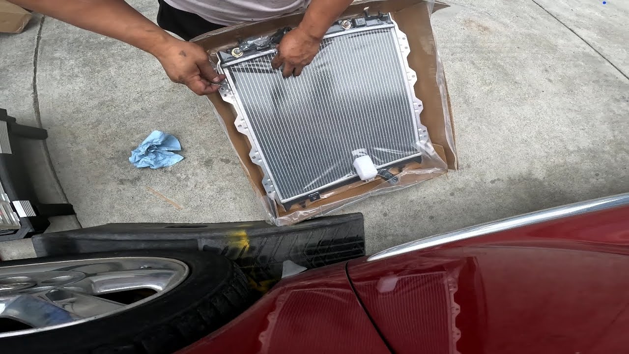 CAMBIO DE RADIADOR.PT CRUISER 2004