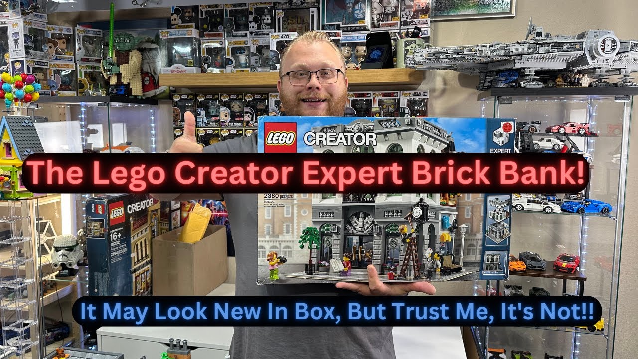 The Retired Lego Creator Expert Brick Bank! (It May Look New In Box, But Trust Me It's Not!)