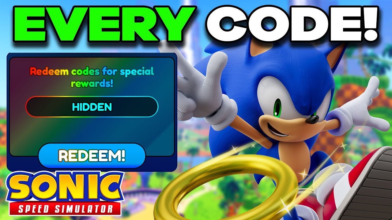 15 HIDDEN CODES in Sonic Speed Simulator!