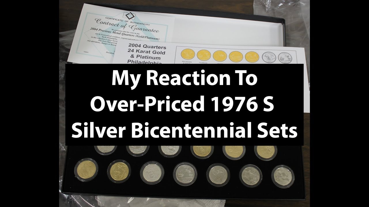 My Reaction To HSN Selling 1976 Silver Coin Sets - How Much Are 1776 1976 Coins?