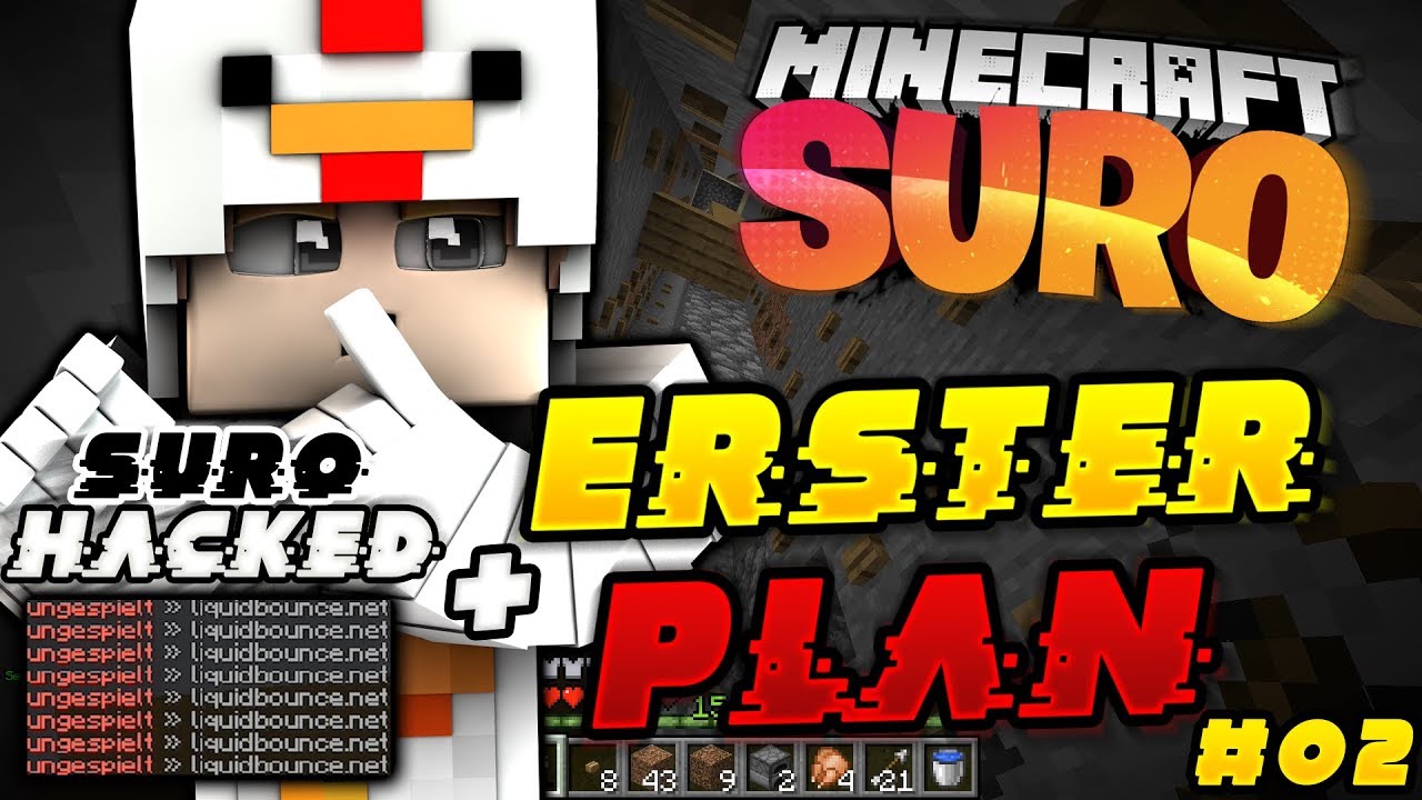 Erste Pl&auml;ne schmieden & Server w&auml;hrend der Aufnahme gehackt? ✕ Minecraft SURO #02 ✕
