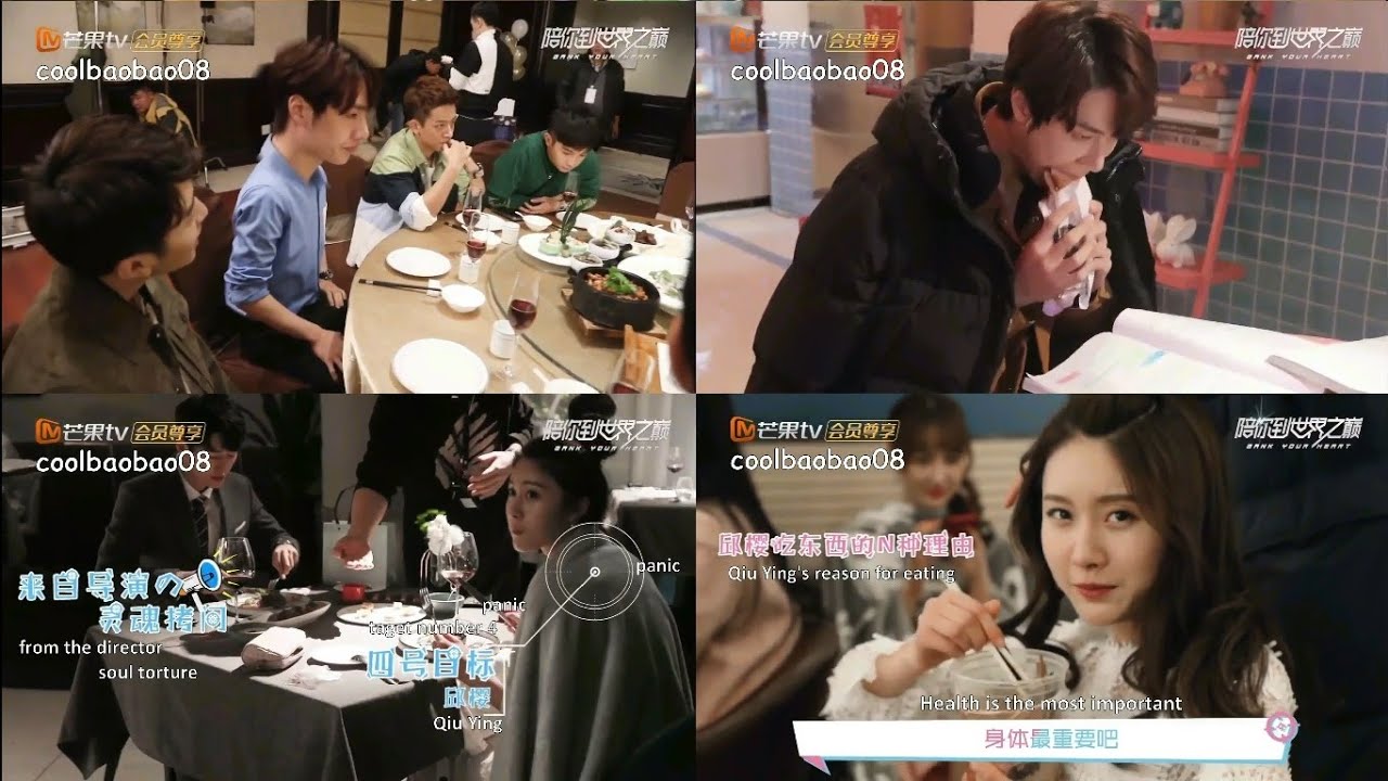 ENG SUB Gank Your Heart Cast Eating Food Props on Set | Wang Yibo Wang Zixuan Behind The Scenes BTS