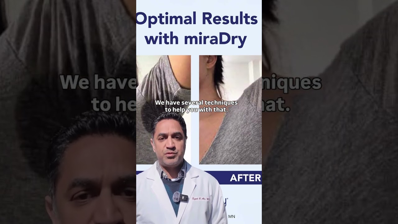 Дерматолог показывает, как навсегда избавиться от потливости подмышек