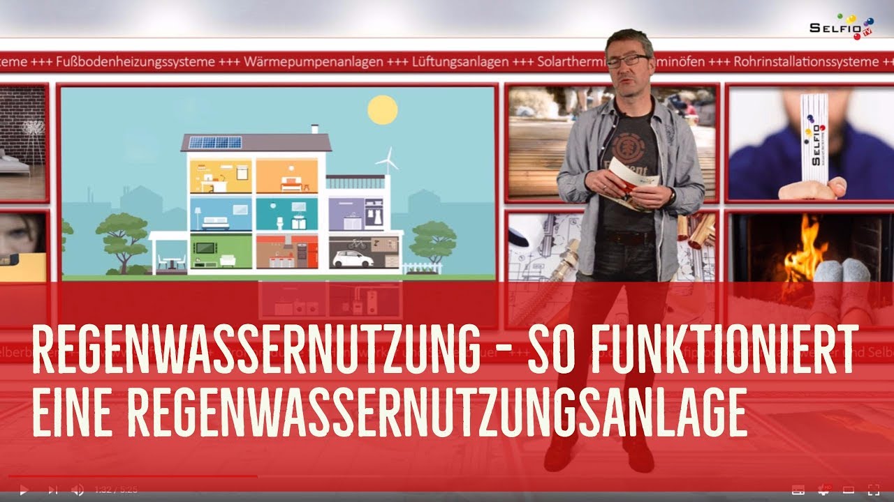 Regenwassernutzung - Regenwasser f&uuml;r Haushalt und Garten nutzen