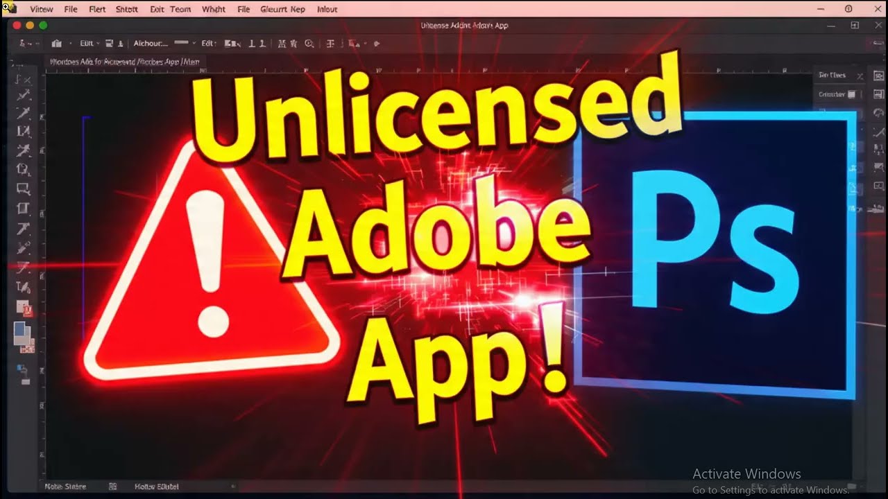 How to Fix Photoshop   This unlicensed Adobe app will be disabled Soon
