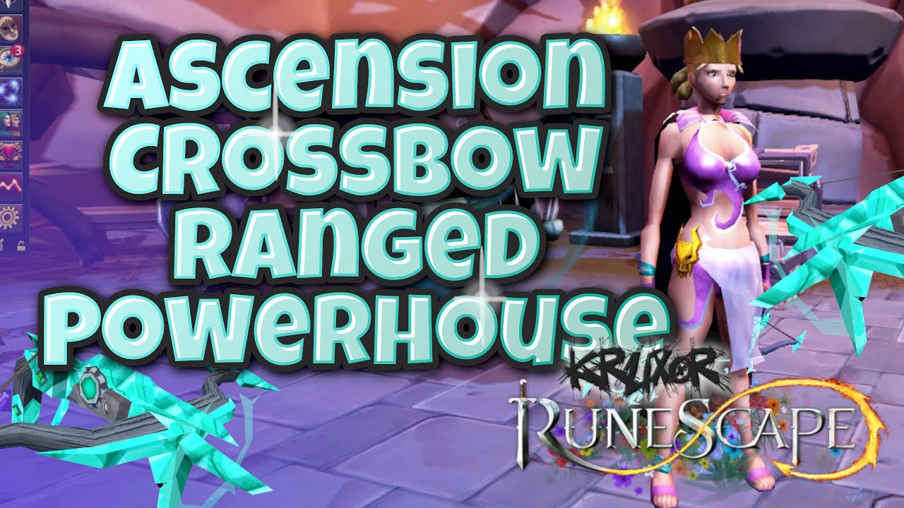 Ascension Crossbow: The Ultimate Ranged Powerhouse 🏹💘 #runescape3