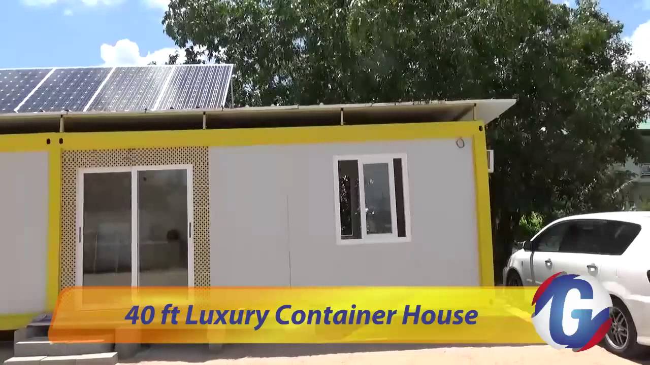 40 ft luxury container house in Suriname