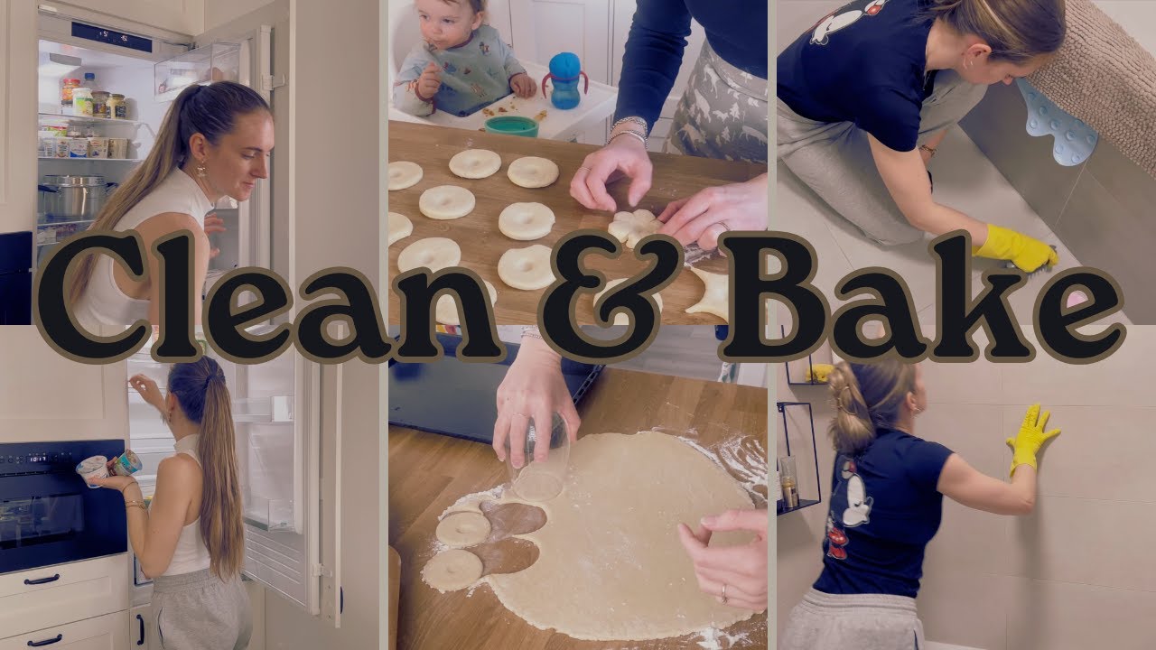 Fridge clean&Restock/Tradicional Baking and Clean with me/ASMR cleaning motivation