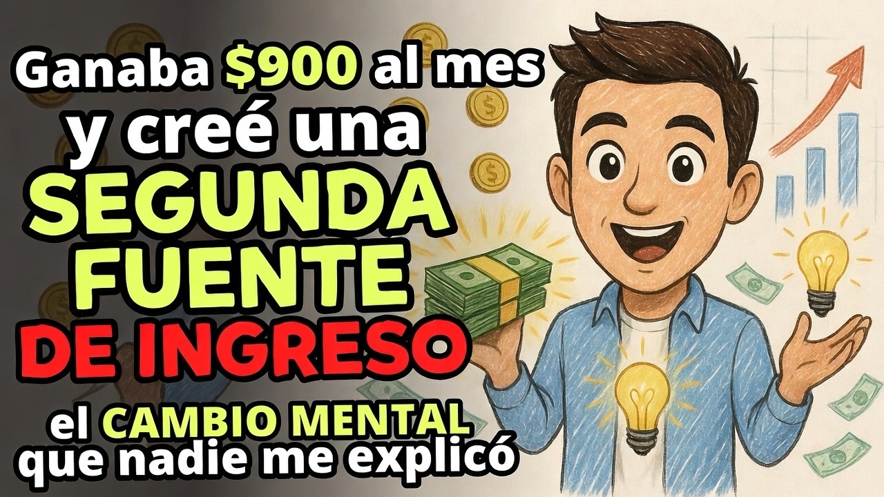 Ganaba $900 al mes y creé una SEGUNDA FUENTE DE INGRESO 💰 el CAMBIO MENTAL que nadie me explicó