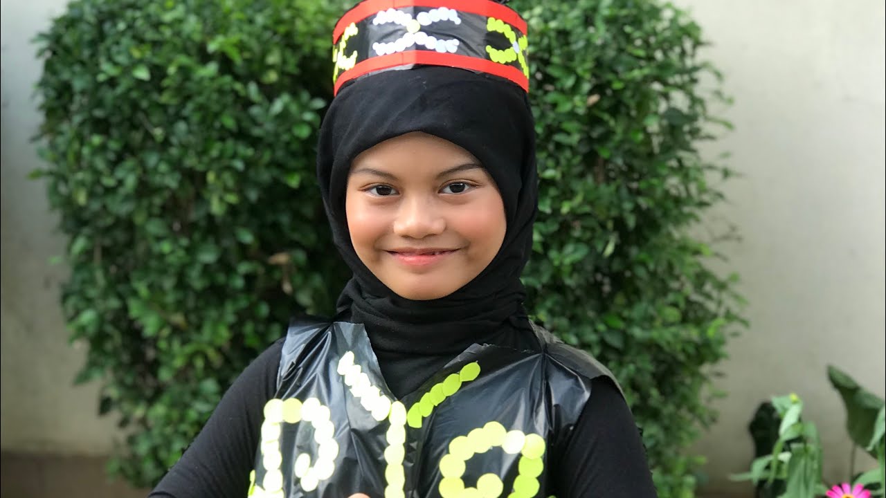 DIY - Membuat Baju Adat Kalimantan Barat Murah & Simple
